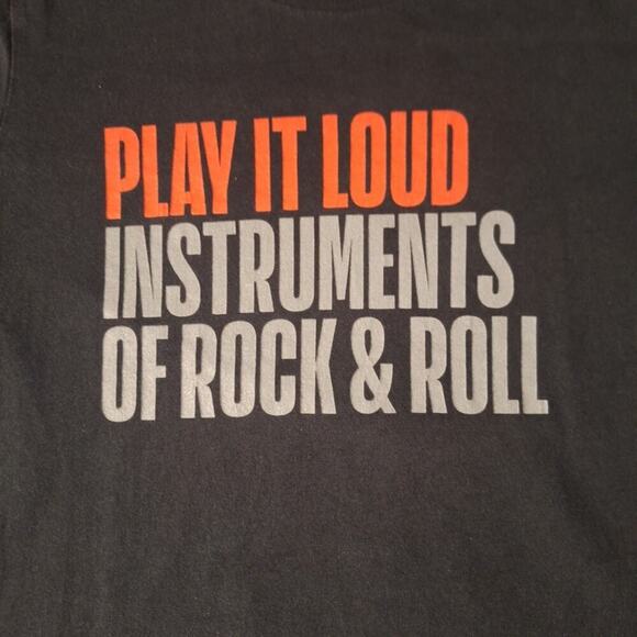 ROCK AND ROLL HALL OF FAME MUSEUM T-Shirt Size Small Vintage Double-Sided Cotton - Picture 2 of 7